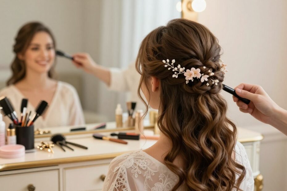 Fryzura na wesele jak zrobić samemu
