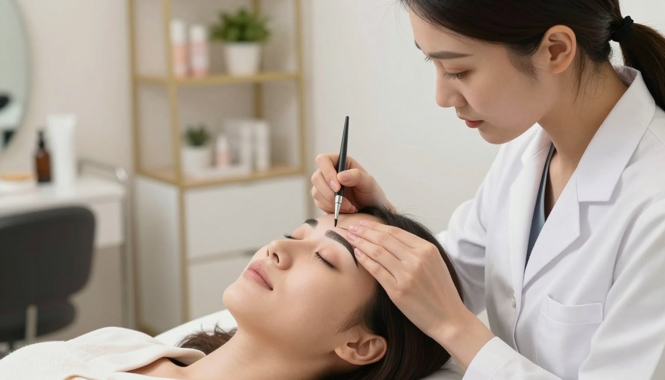 Czy makijaż permanentny brwi boli