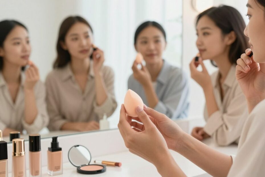 Jak używać gąbki do makijażu