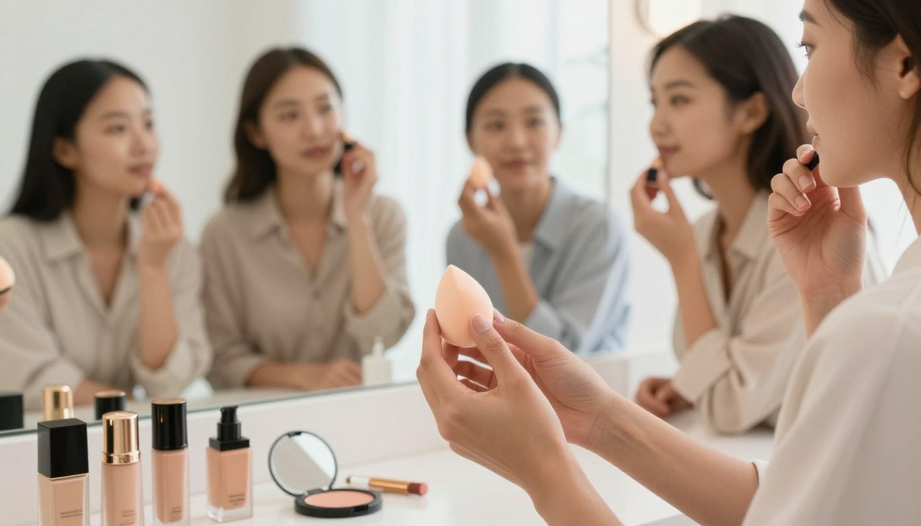 Jak używać gąbki do makijażu