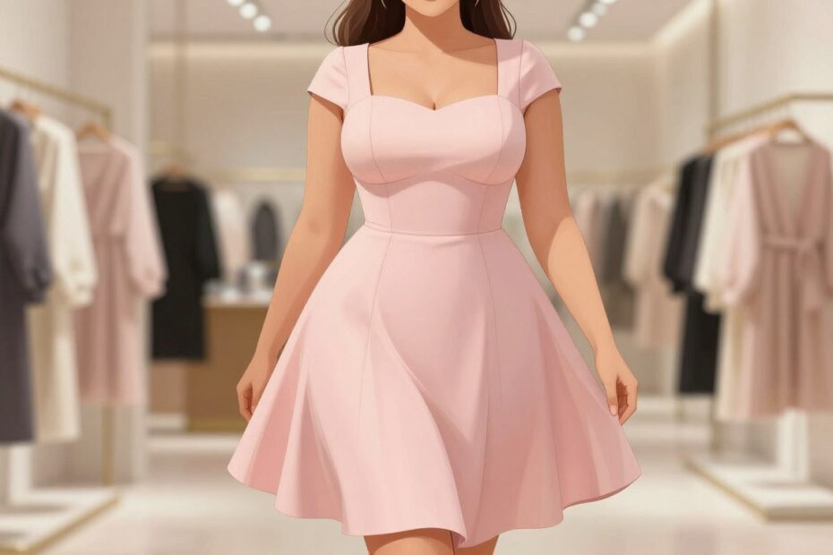 Jaki fason sukienki dla dużego biustu