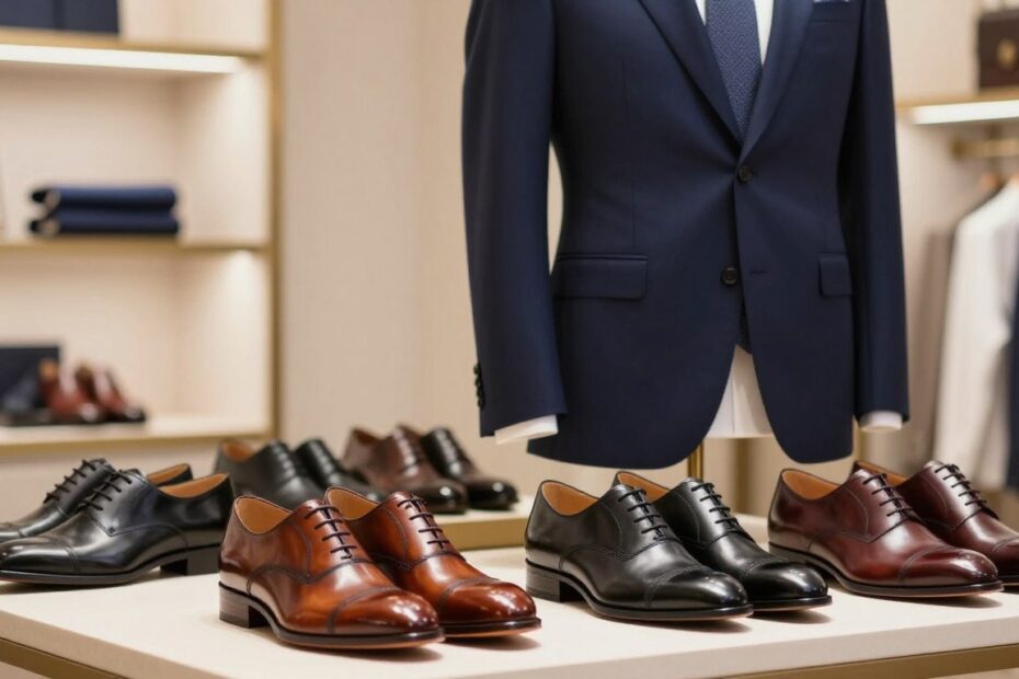 Jaki kolor butów do granatowego garnituru