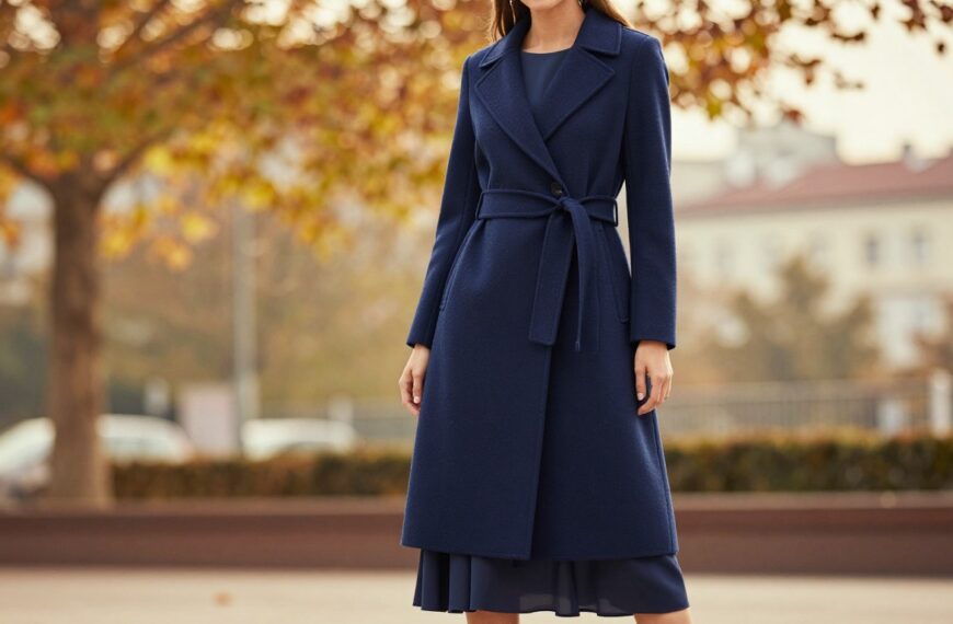 Jaki płaszcz do długiej sukienki wybrać, aby zachować proporcje i styl