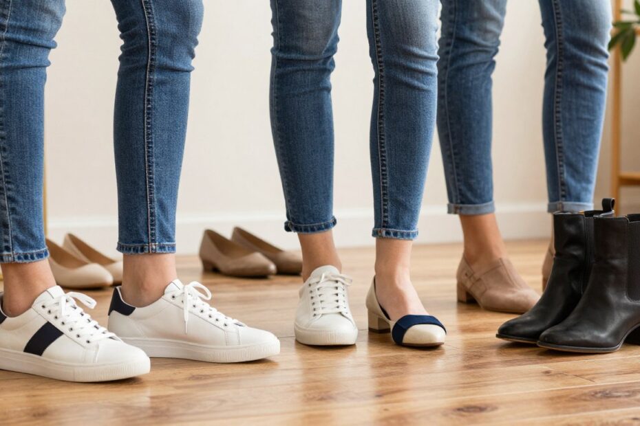 Jakie buty do jeansów damskich