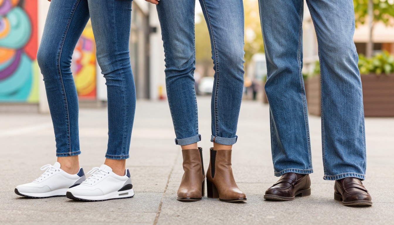Jakie buty do jeansów
