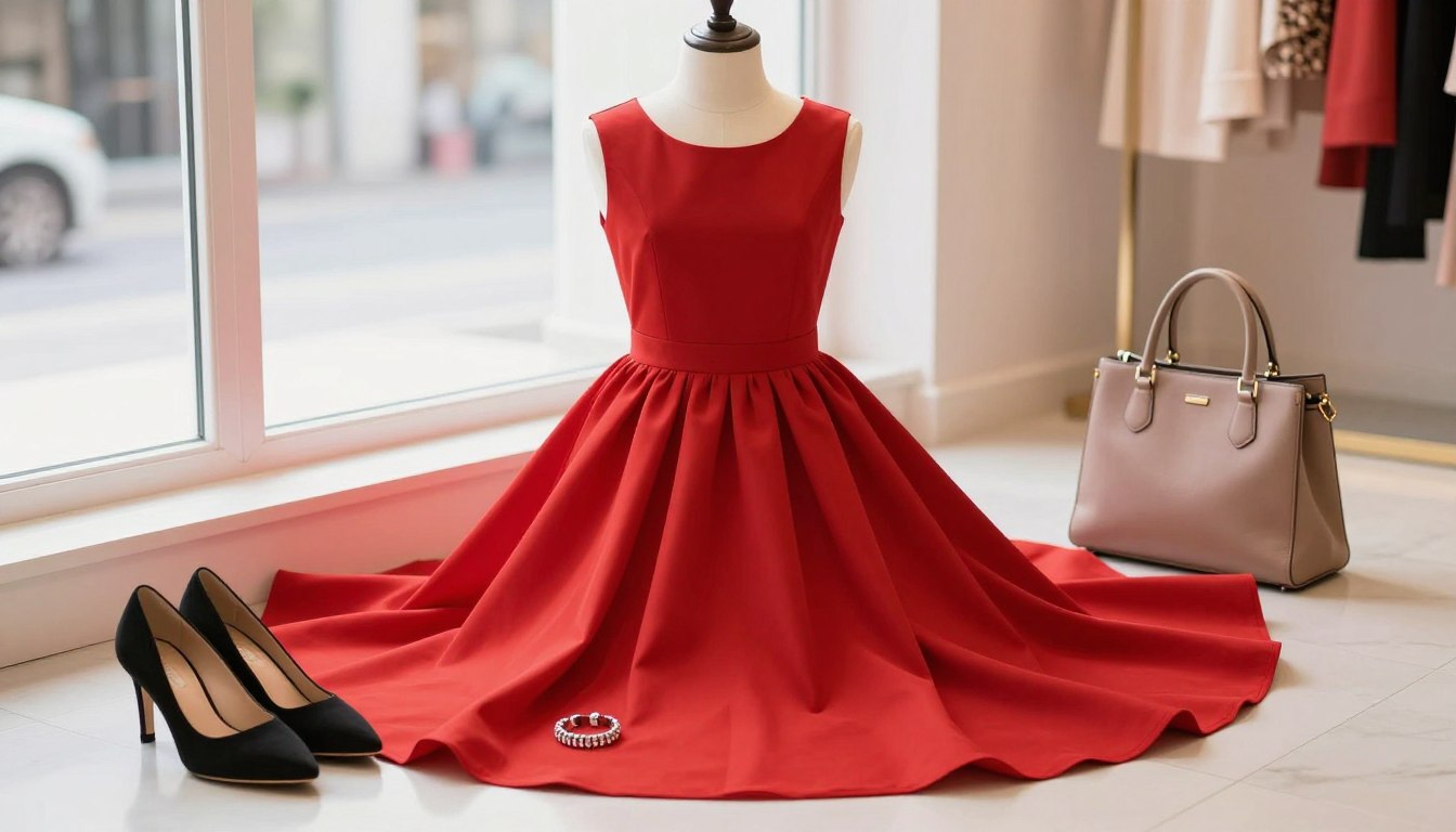 Jakie buty stylizacje dodatki do czerwonej sukienki