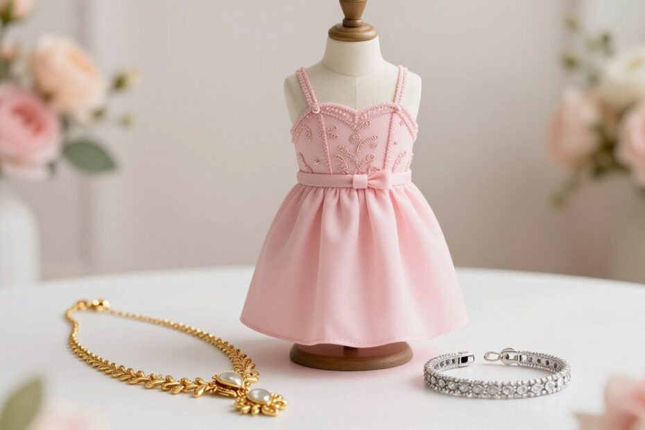 Złoto czy srebro do różowej sukienki